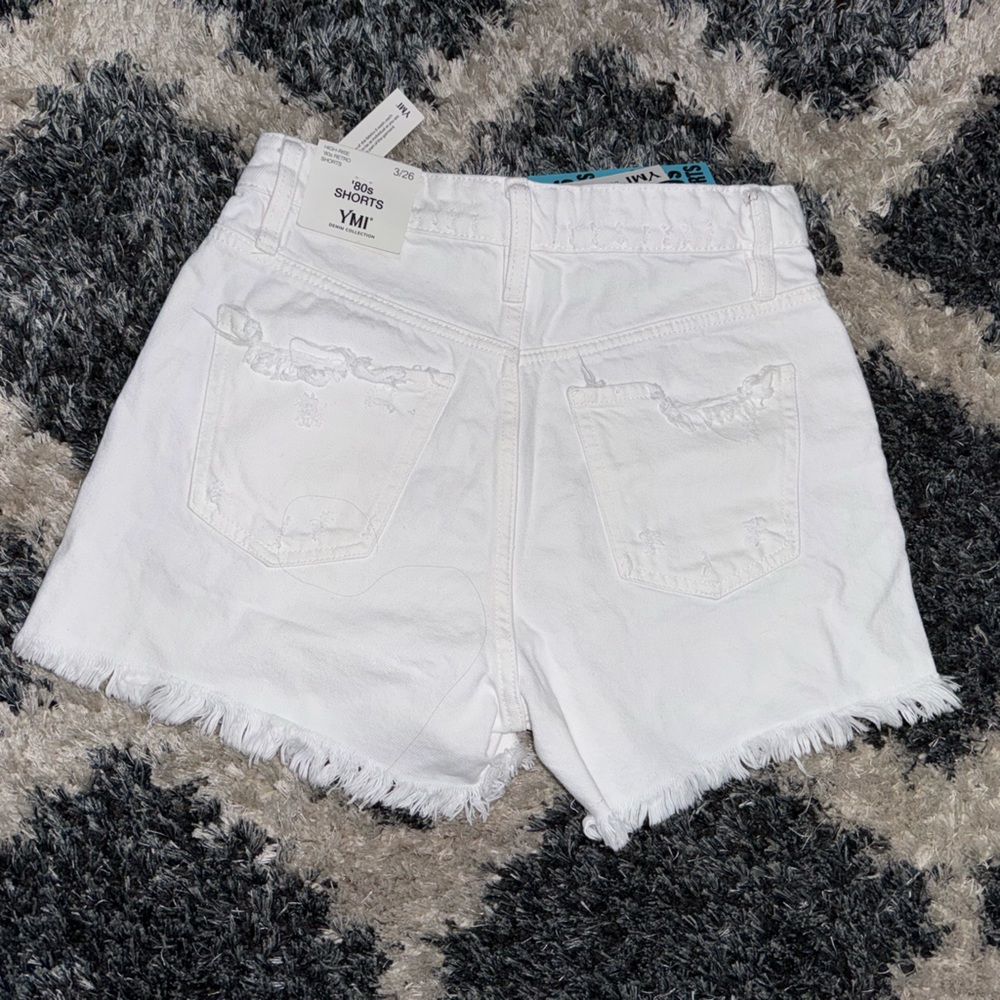 Fashion Nova- Distressed Shorts - Picture 4 of 4